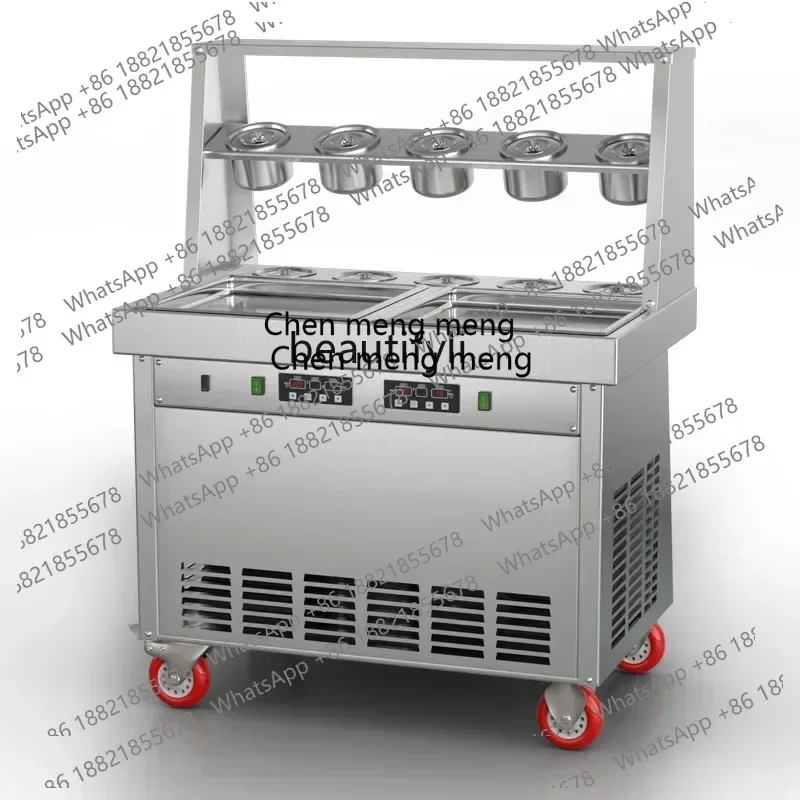 

Zi5556 Коммерческая машина для приготовления мороженого и фруктовых десертов с двойным прессом, для уличной торговли