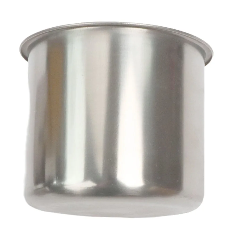 8Pcs Drop-in Cup Holder Insert Stainless Steel Drink Holder Silver Poker Table Cupholder Insert for Car Boat Couch