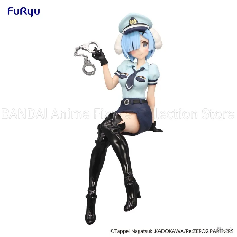 In Stock Original FuRyu Noodle Stopper Re: ZERO - Starting Life in Another World - 2nd Season Remu/Ramu Dog-Eared Officer Model