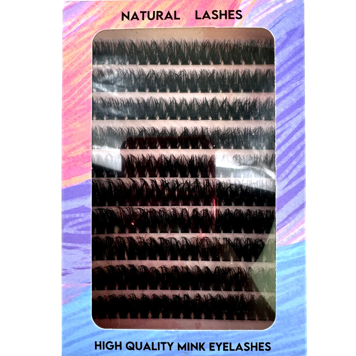80D 12Rows/14Rows/16Rows DIY 5D Fluffy Lash Clusters Thick Eyelash D Curl Wispy Individual Lashes 11-17mm Mix Eyelash Extensions