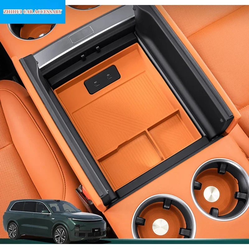 

Для Li Lixiang L7 L8 L9 2023 2022, Стайлинг автомобиля, органайзер для центральной консоли, внутренний подлокотник, ящик для хранения, автоаксессуары