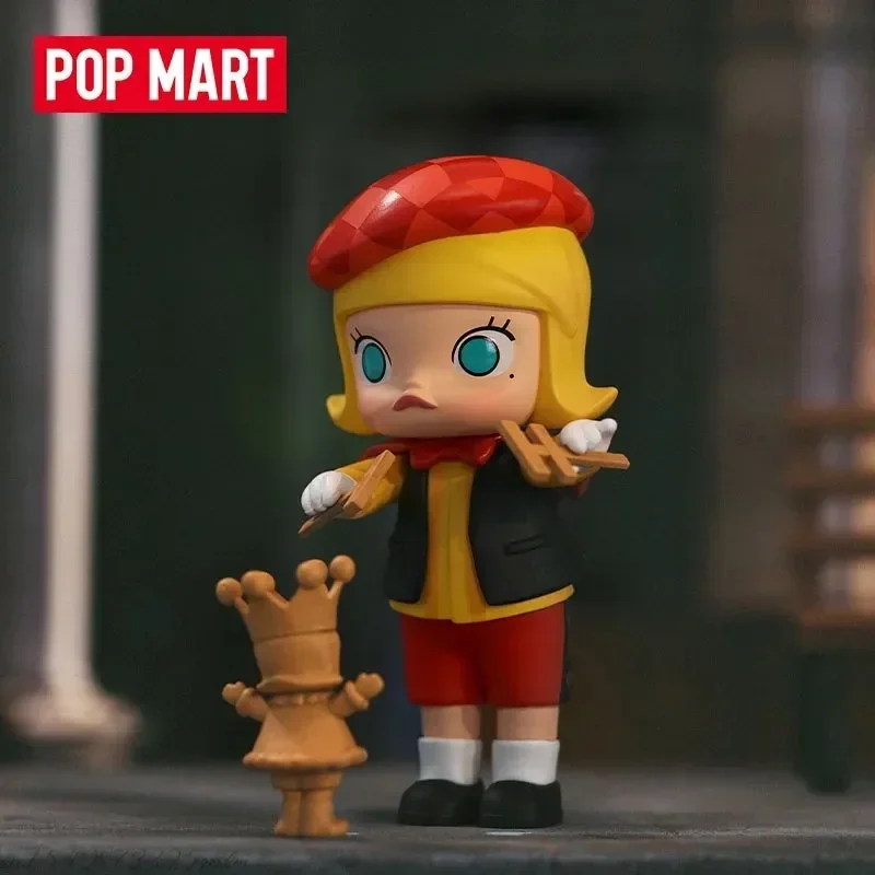 POPMART MOLLY Imaginary Wandering Series Genuine Blind Box Mystery Box Ornament Figurines Guess Bag Toys Desktop Decoration Gift