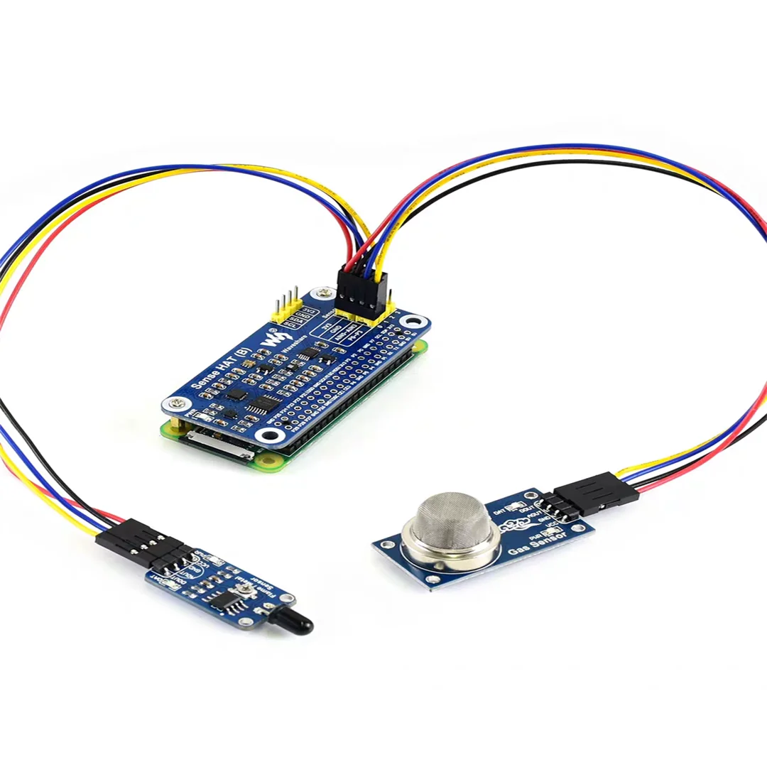 Micro Snow Raspberry Pi Sensor Expansion Board Gyroscope/Barometer/Temperature and Humidity/Color Recognition/ADC, etc