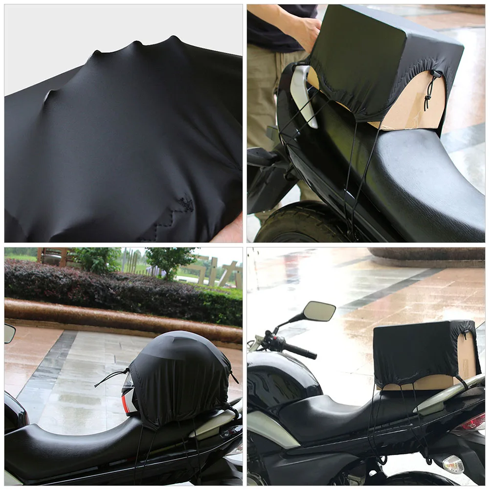 

1 set 1 Set Waterproof Luggage Cover Motorcycle Supplies Adjustable Elastic Storage Net For Bag Scooter Bicycle Motorbike