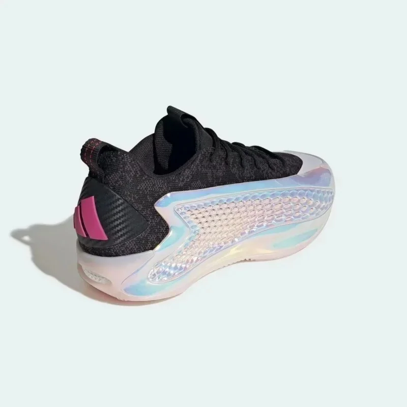 Adidas A.E. 1 Low Snake Year Limited Basketball Sneakers, Comfortable Stylish Low-Top Sports Shoes Unisex Pink Blue Black JS0646
