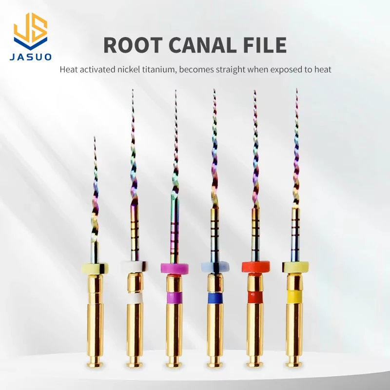 135℃ Durable Autoclavable Dental Heat Activated Root Canal Files Rotary Heat Activation Endodontic File For Root Canal Treatment