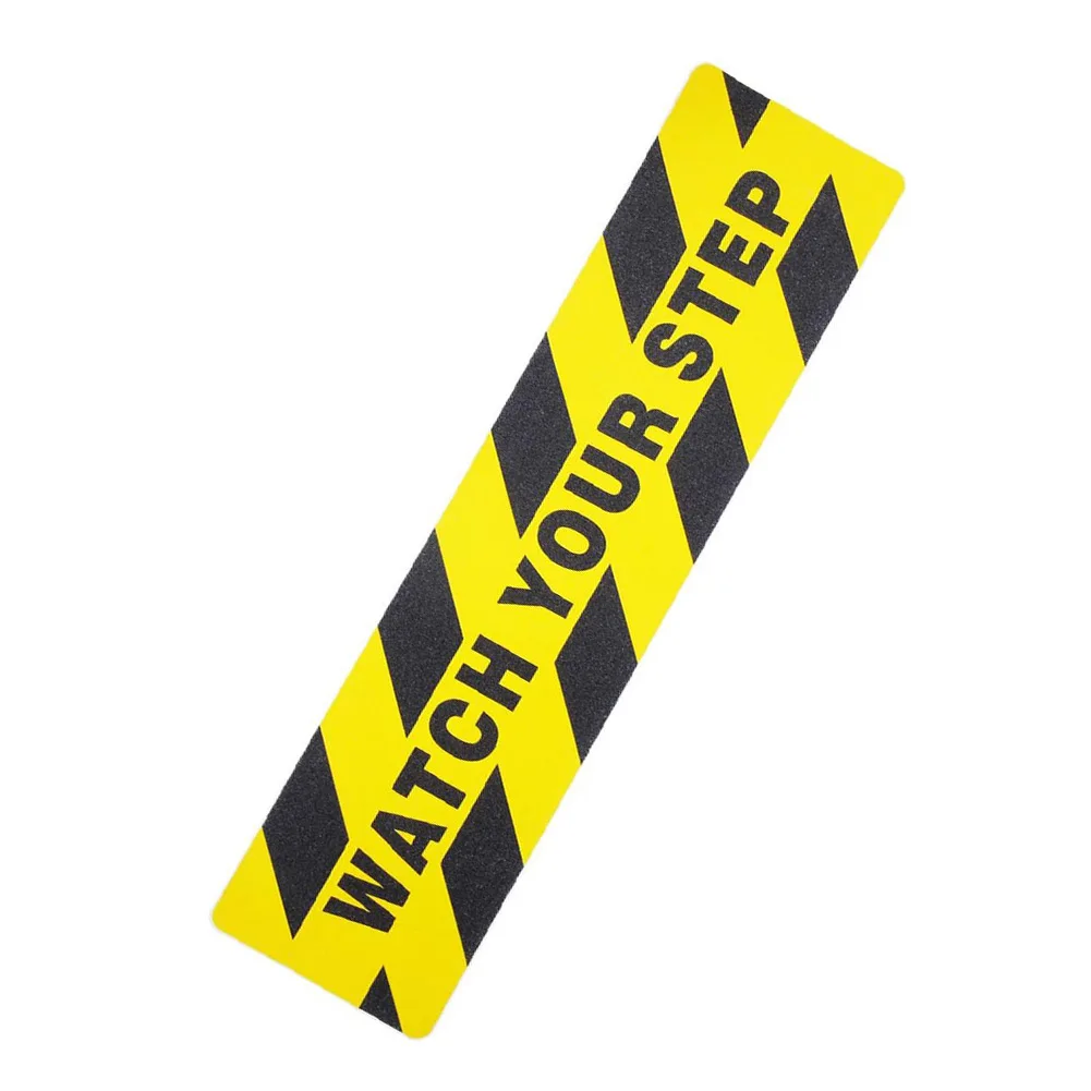 Stickers Yellow Safety Stair Stickers Pvc Material Black And Yellow Stripes For Slippery Stair Edges Stickers Yellow
