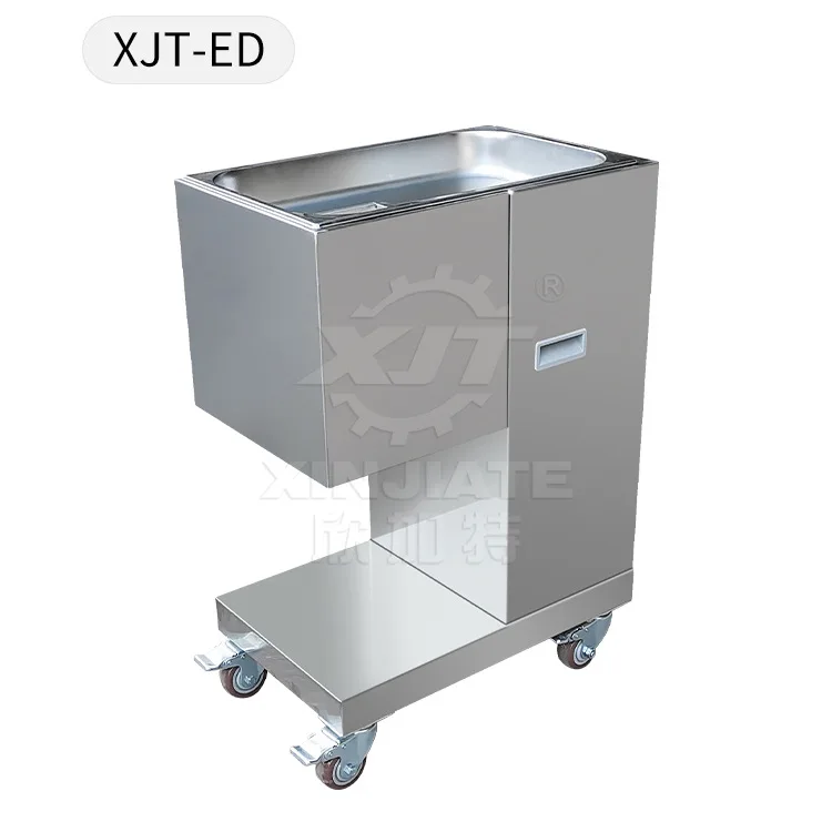 YJQ kitchen tools automatic meat cutting machine fresh meat chicken breast  dicing meat granulator