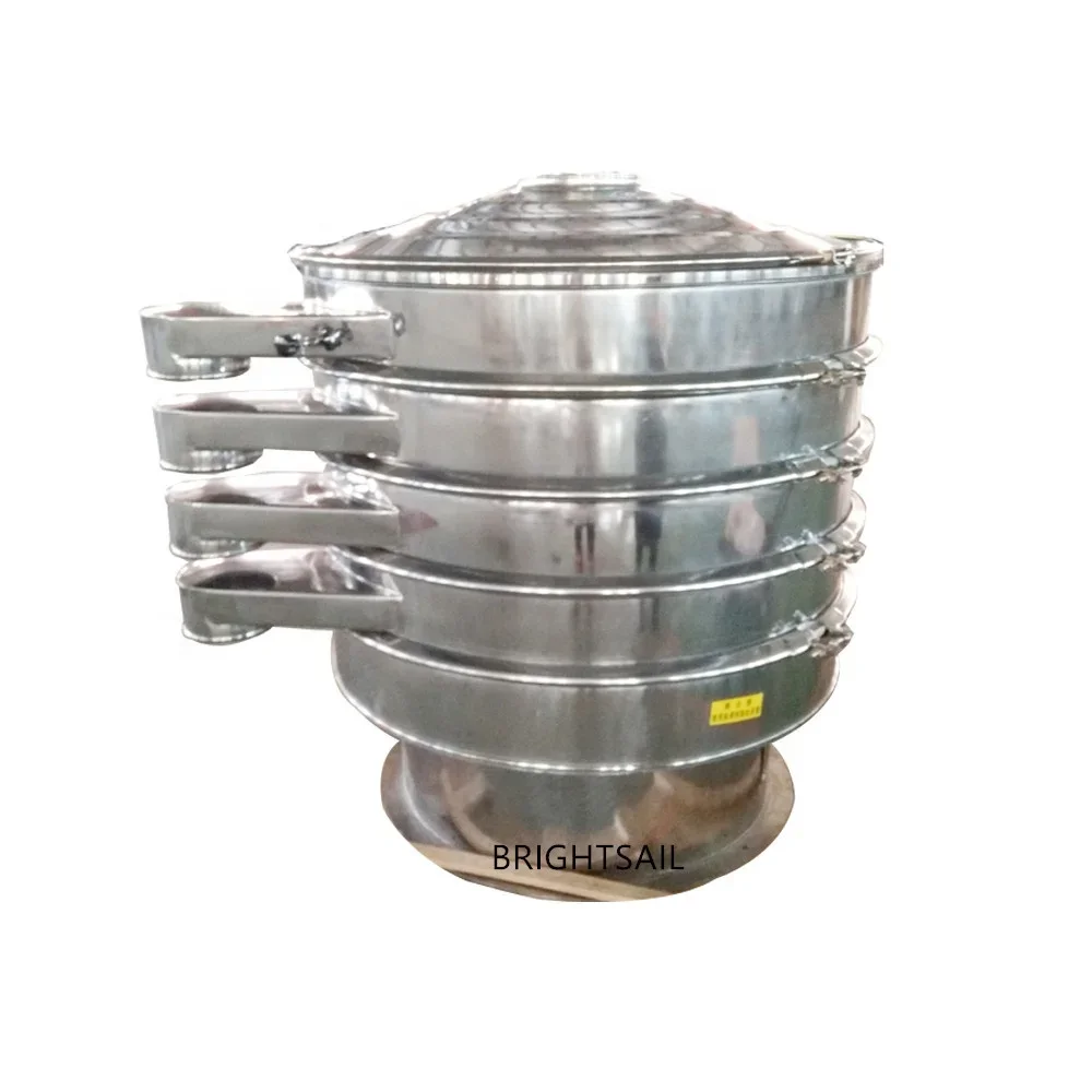 Stainless steel circular vibaratory mesh sifter wheat grain sieve sifting machine