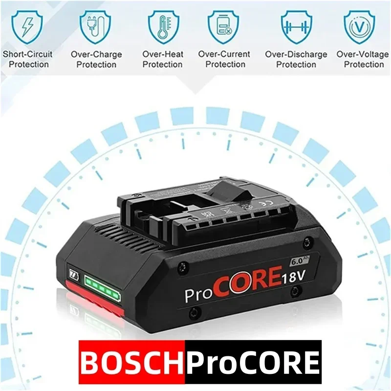 ☂2026 For BOSCH BAT609, BAT618, GBA18V8 18V Bosch High-end Series Replacement Battery ProCORE, New 21700 Battery Cell