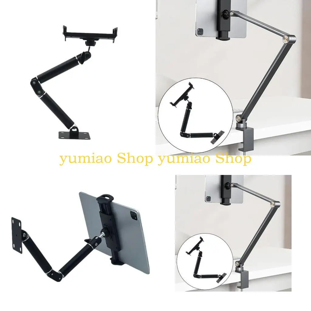 

587B Professional Wall Mounted Tablet Long Arm Holder for Most Tablets and Phones