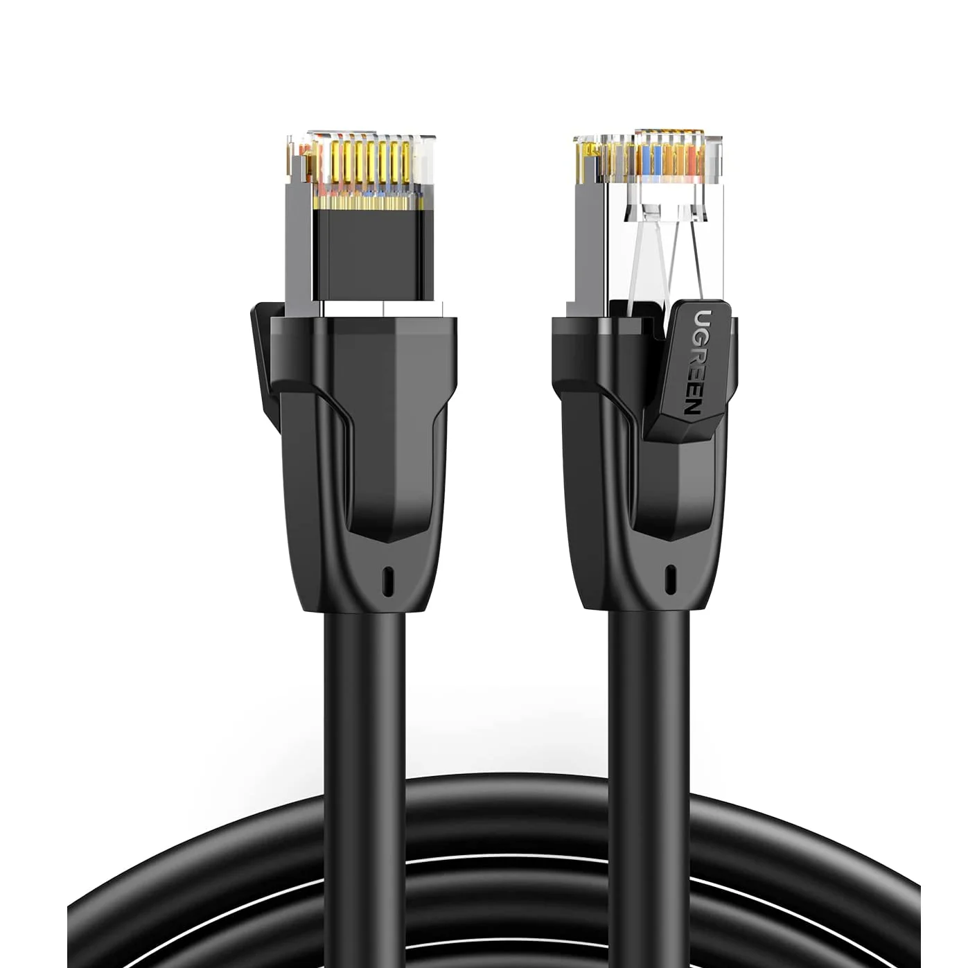 UGREEN Cat 8 Ethernet Cable High-Speed Cat8 Ethernet Cable Cat8 RJ45 Network LAN Cable 40Gbps 2000MHz Super Speed