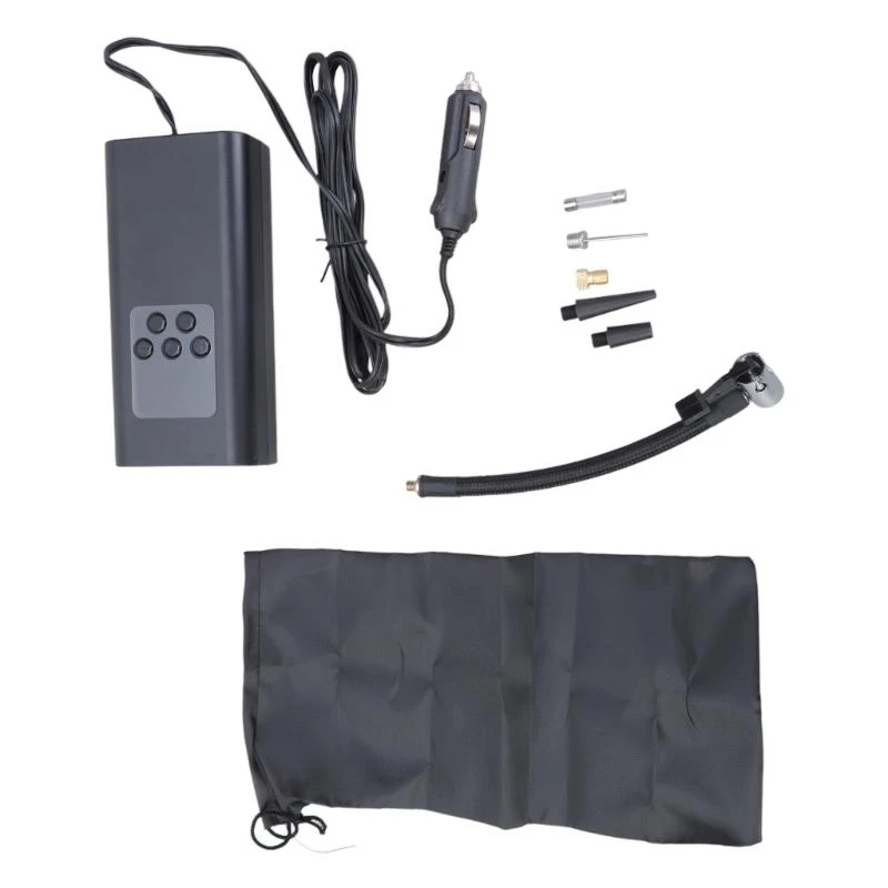 

Накачка шин с подсветкой, цифровым экраном и фонариком, портативный автомобильный воздушный компрессор, универсальные воздушные