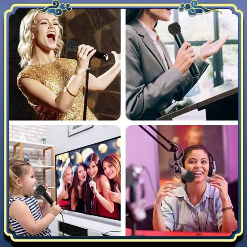 Portable 480Pcs Mic Covers Disposable Non-Woven Mic Cover Mic Microphone Windscreen & Filters For Karaoke