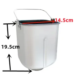 Bread Bucket + Knife for Midea Bread maker Replace bucket stirring paddle