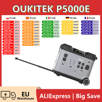 Oukitel P5000E 5120WH Portable Power Station 2200W Solar Generator LiFePo4 Batteries 230V Energy Storage Supply Camping Cam