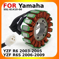 Engine Ignition Stator Coil For Yamaha YZF R6 YZF R6S 2003 2004 2005 2006 2007-2009 5SL-81410-00 Magneto Generator Accessories