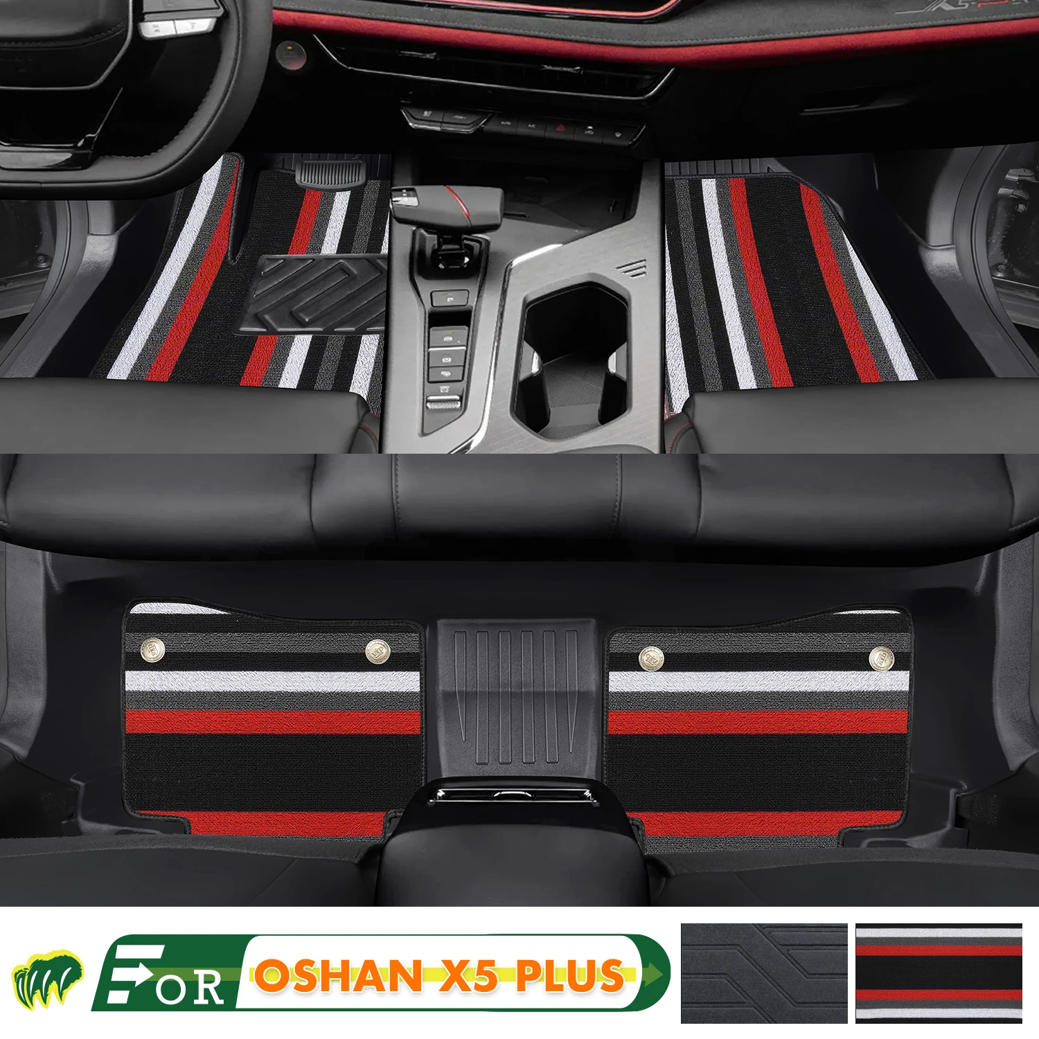 

Left-hand Drive Car Floor Mat For Changan OSHAN X5 PLUS Full Surround Foot Mat Automotive Floor Mat Interior Floor Liner