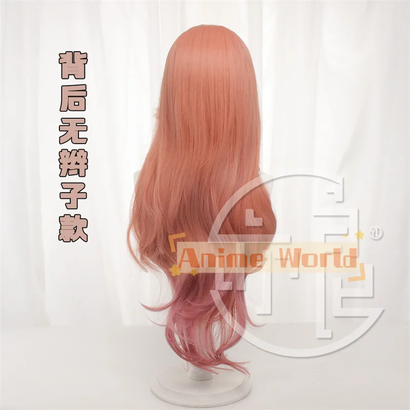 Heartache & Heartthrob Caitlyn Cosplaypruik 85 cm lang oranje roze dames Valentijnsdag hittebestendig synthetisch haar