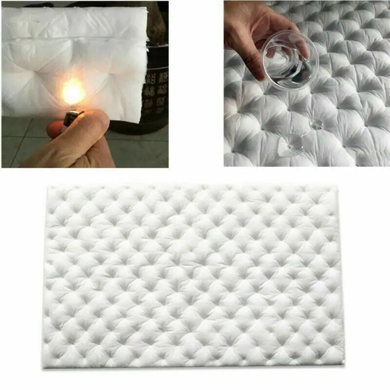 

50x80cm White Car Sound Heat Insulation Cotton Noise Deadening Mat 15mm Self Adhesive Waterproof Flame Retardant Material Pad