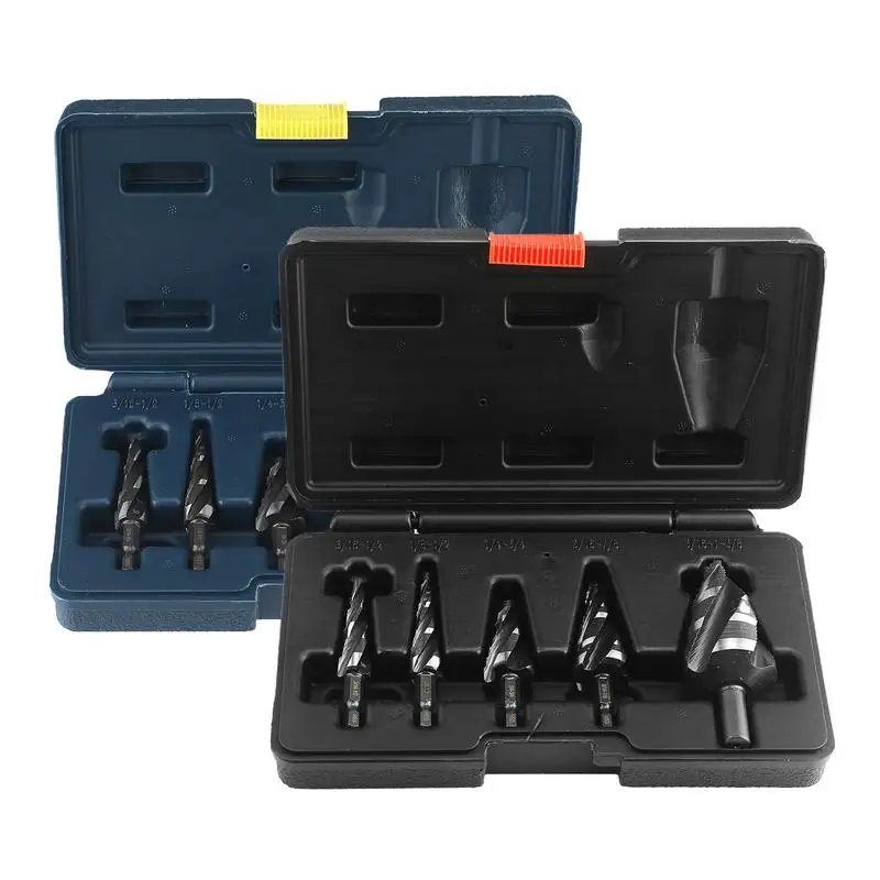 

Step Bit Stepped Drill Bits Industrial Grade High-Speed Steel Spiral Cutting Tools For Wood Aluminum Stainless Steel Pp