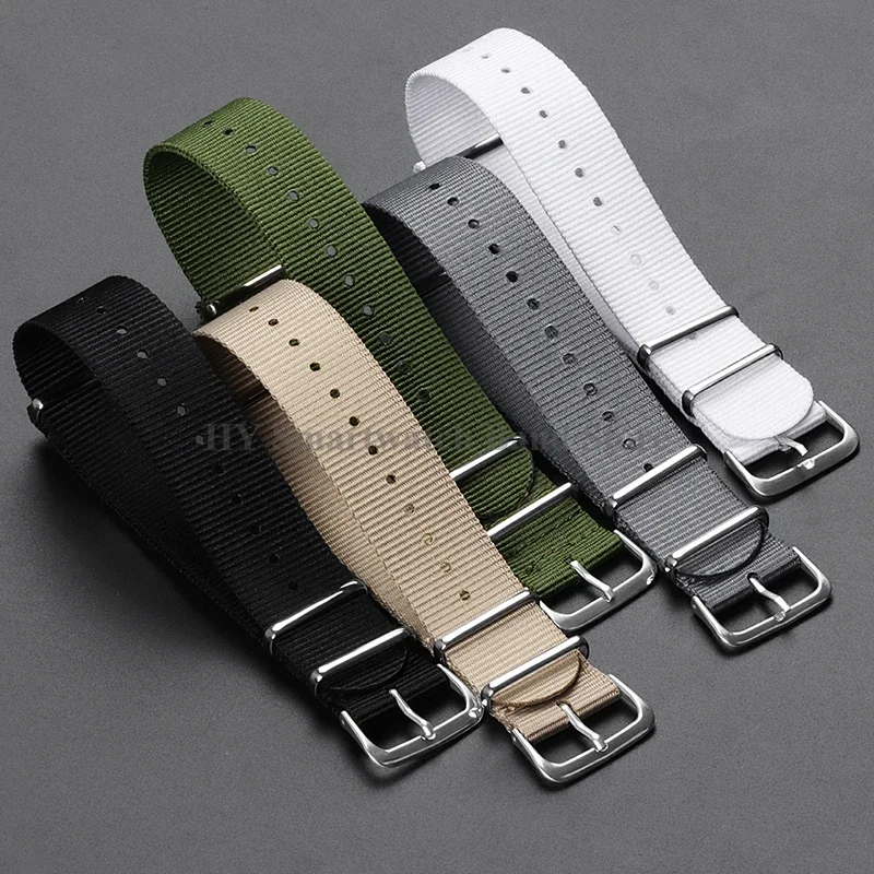 14 مللي متر 16 مللي متر 18 مللي متر 20 مللي متر 22 مللي متر حزام ساعة نيلون ل رولكس ل Seiko العسكرية الرياضة المعصم الفرقة ل تيودور مضفر سوار قماش حزام