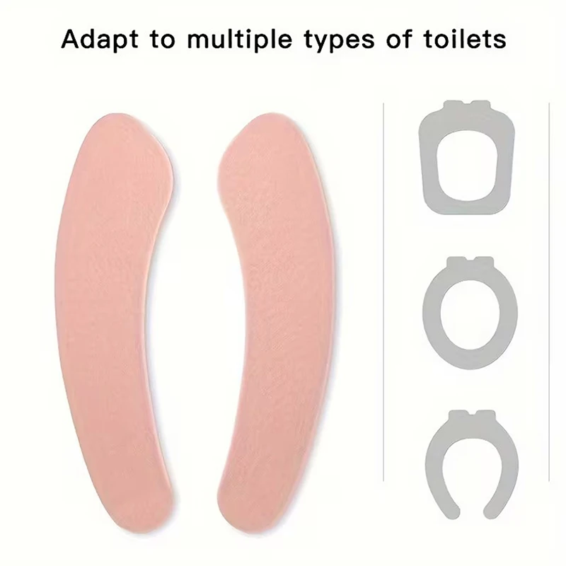 New Toilet Seat Cushion Universal Adhesive Cushion For All Seasons Waterproof Plush Cushion RingBathroom Heater Toilet Seat Mat