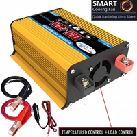 Car Inverter Peak-4000W Car Power Inverter DC12V to 110V 220V AC Converter Auto Charger Converter Adapter Dual Voltage Display