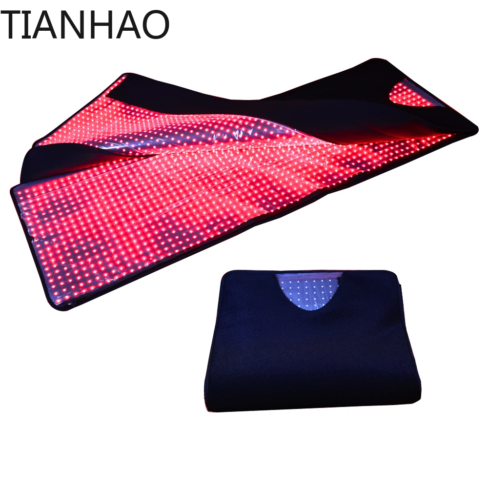TLB2000B Size160x60x20cm 660nm 850nm Red & Infrared Pad Mat Light Therapy Capsule Led Red Infrared Spa Salon Sleep Bag