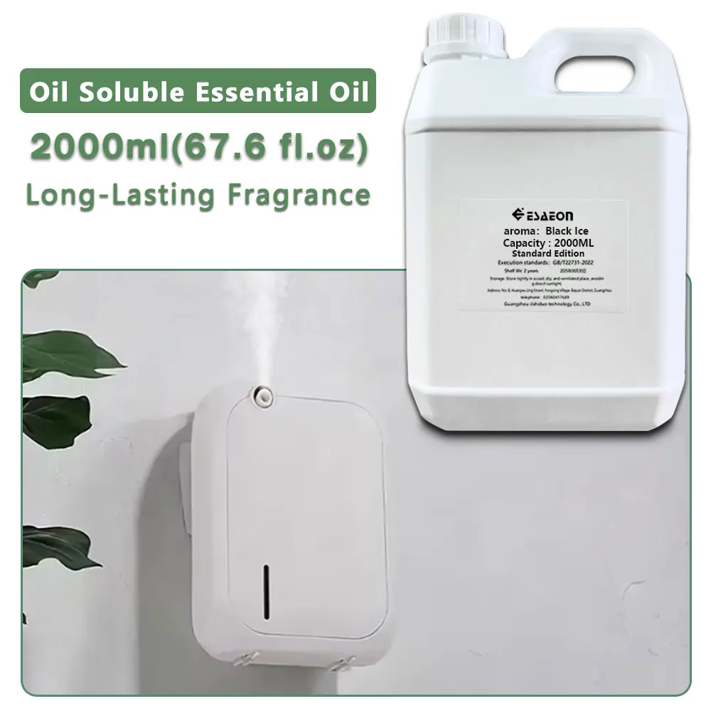 ESAEON Essential Oil - For Waterless Aromatherapy Machines, Hotel Aroma Machine Oil, Black lce Ritz-Carlton, 2000ML (67.6 fl.oz)