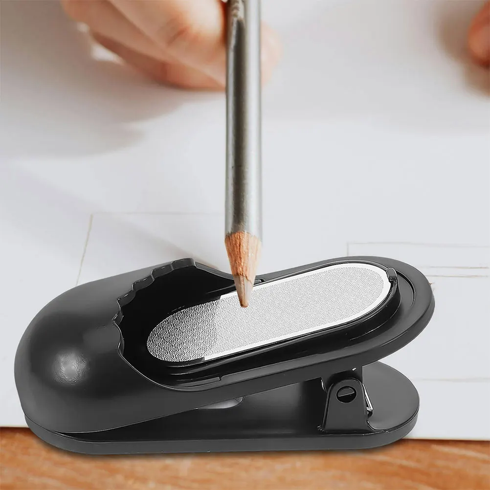 2Pcs Charcoal Pencil Sharpener Fine Grinding Sandpaper Manual Crayon Sharpening Tool Portable Drawing Supplies Canvas