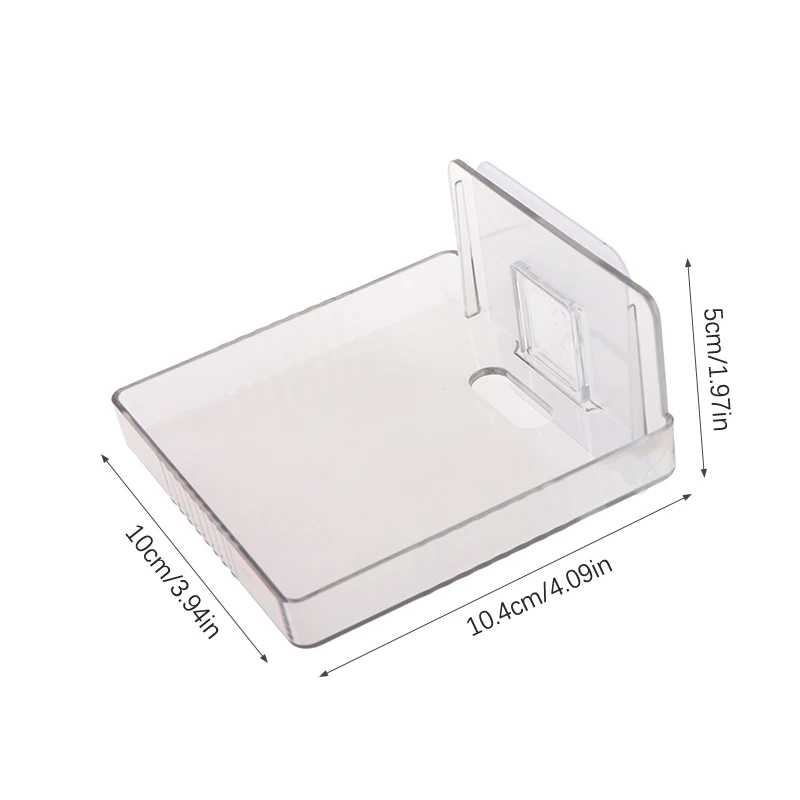 1Pc Floating Wall Shelf Bathroom Bedroom Speaker Phone Keys Toys No Drilling Shelves Holder Organizer Clear Monitoring Bracket image 6