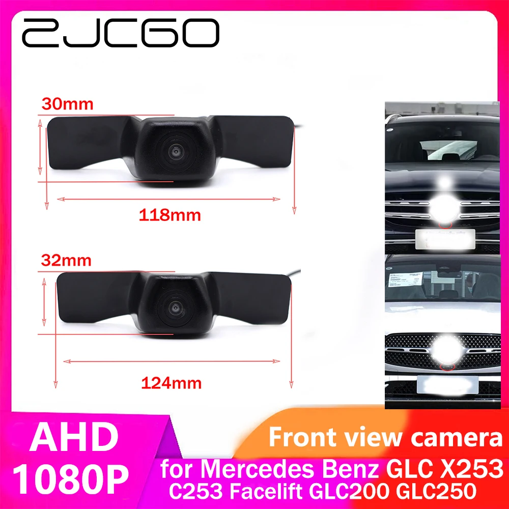 

ZJCGO AHD CVBS 1080P 170° Car LOGO Parking Front View Camera for Mercedes Benz GLC X253 C253 Facelift GLC200 GLC250 2020~2022