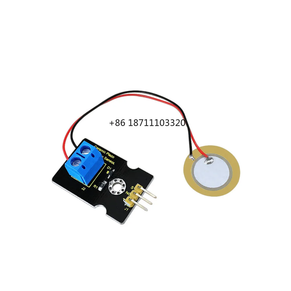 Keyestudio Analog Piezoelectric Ceramics Vibration Sensor for Microbit