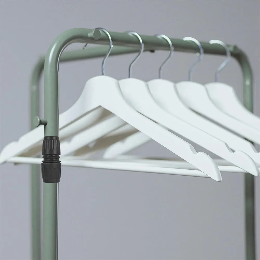 

2 pcs Clothes Connectors Dual Head Adjustable Drying Rack Joints For Freestanding Clothes Drying Rack Extension Rod Fittings