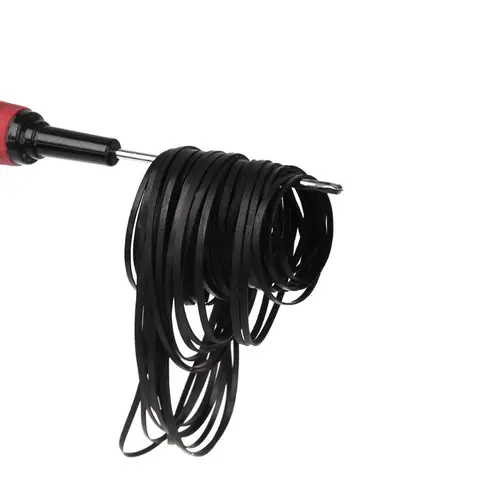 Imagen 2 del producto Cinta de Cassette Universal de 1/2/3/4mm de ancho, cinta de goma plana de accionamiento surtido para grabadoras de CD y DVD, Walkman, 50 piezas
