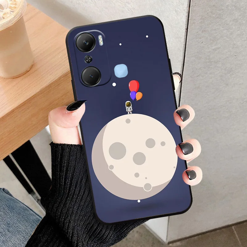 For Infinix Hot 12 Pro Phone Case Shockproof Bumper Funda Cover For Infinix Hot 12 Pro X668C Popular Painted Silicone Case