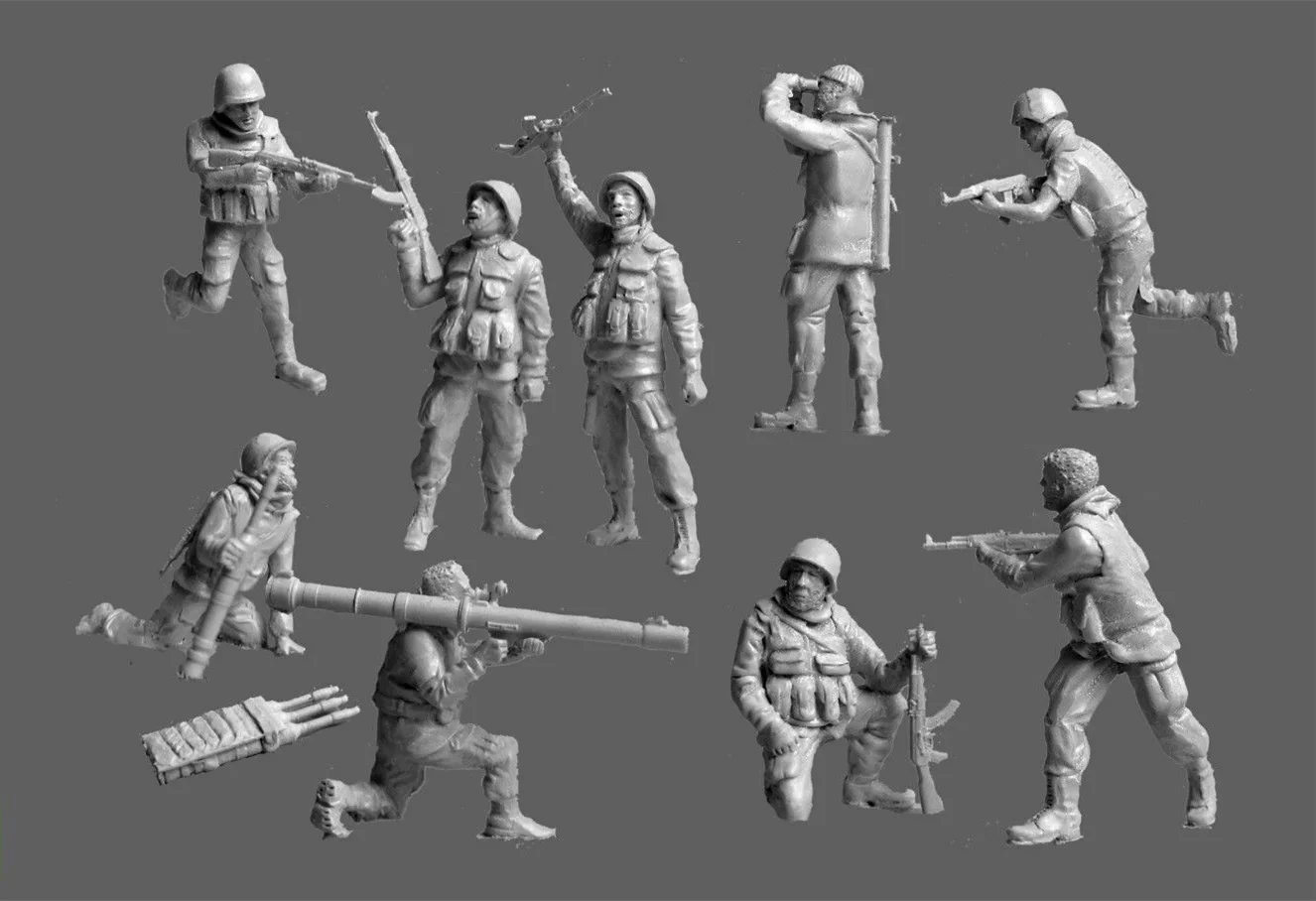 1/72 Scale Resin Figure Model Building Kits Syria 2016 Army of Sar Hobby Military Miniature Diorama Unassambled Unpainted 397