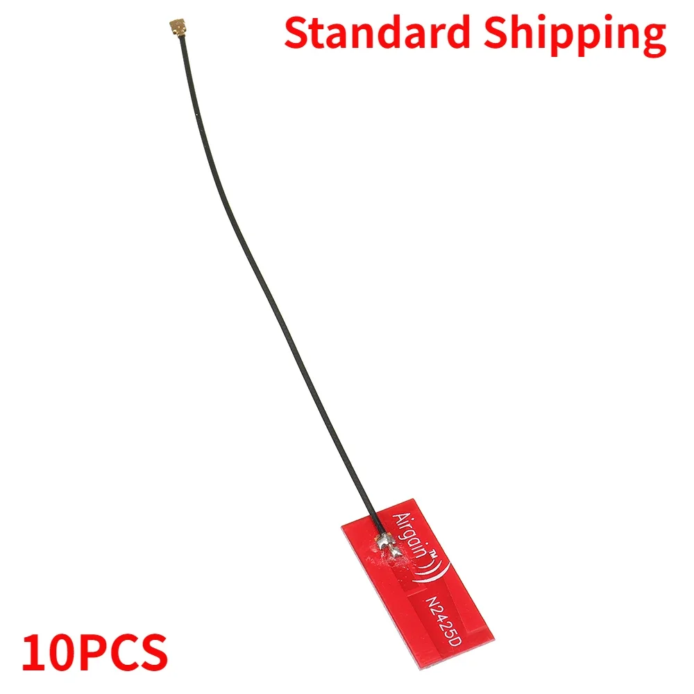 10PCS 2.4G 5.8G Dual Band 4DBi Airgain PCB FPV Antenna IPEX UFL Connector 130mm