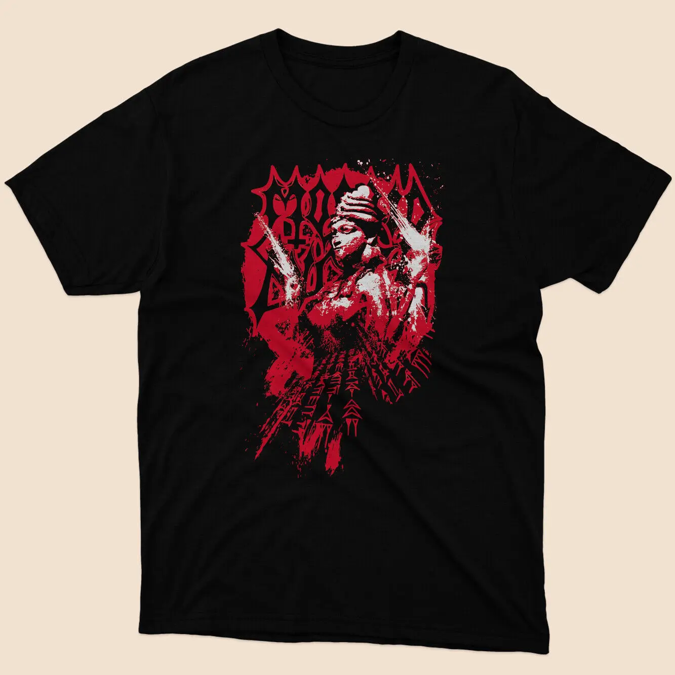 

Morbid Angel Inanna Red T-Shirt Black Size S to 5xl