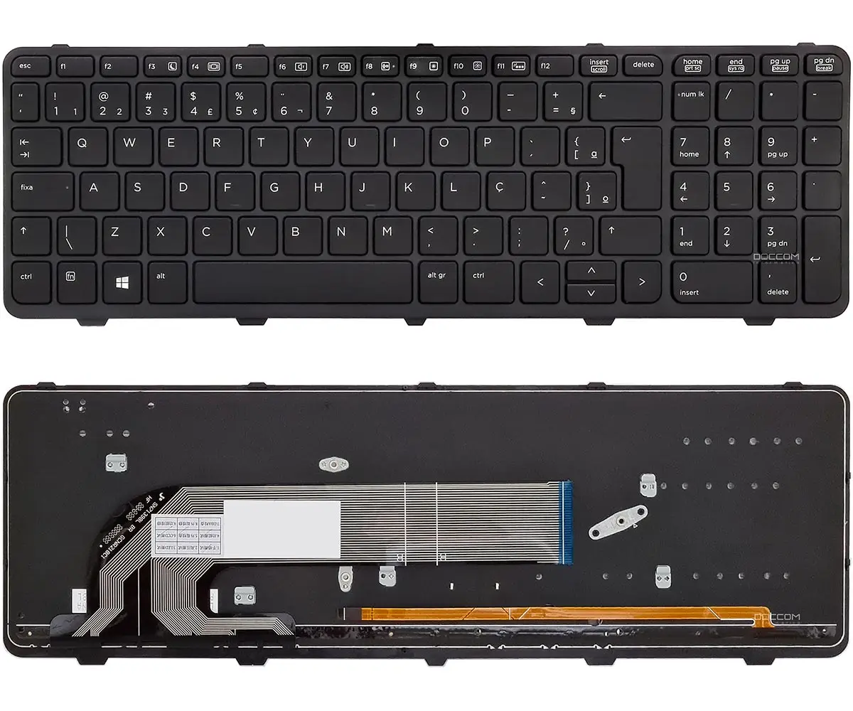 Compatible Keyboard Notebook HP Probook 450 G2 470 G2 780170-201 6037b0104311 450 G0 G1 G2 455 G1 G2 787801-201 Backlit