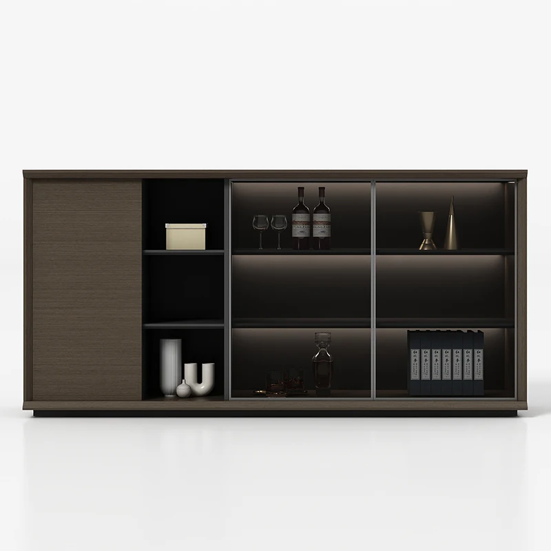 

Office furniture tea cabinet against the wall low cabinet office tea table storage cabinet tea room decorative cabinet storage