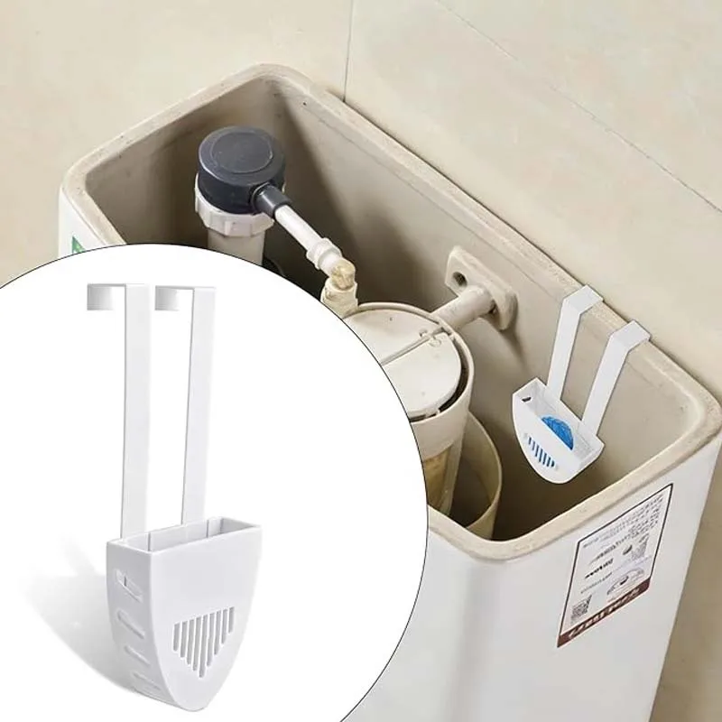 Toilet Solid Dispenser Tank Replacement Part, Plastic Material, Contemporary Design, No Electricity Required, Extended Cleaning