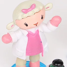 5 قطعة/الوحدة 7 سنتيمتر Doc Mcstuffins أرقام طبيب لامبي الأغنام خانق التنين هالي فرس النهر البرد ثلج نموذج اللعب للعب منزل