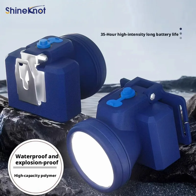 

SHINEKNOT High-Intensity Led Headlamp Long-Range Bea Ultra-Long Battery Life Waterproof Explosion-Proof Outdoor Mining Lamp