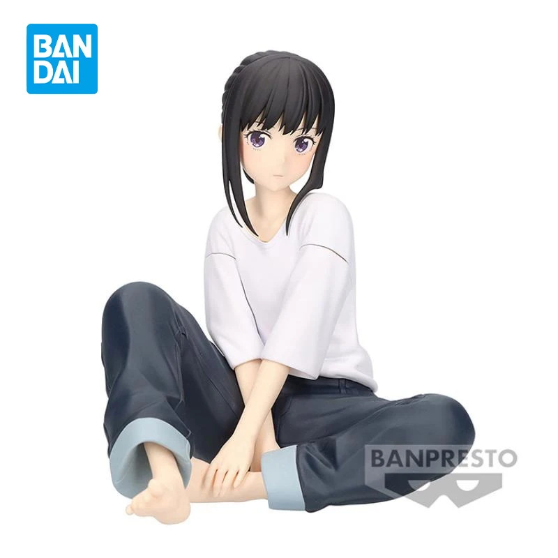 

In Stock Original Bandai Banpresto Lycoris Recoil Relax Time Inoue Takina PVC Anime Action Figures Model Collection Toy