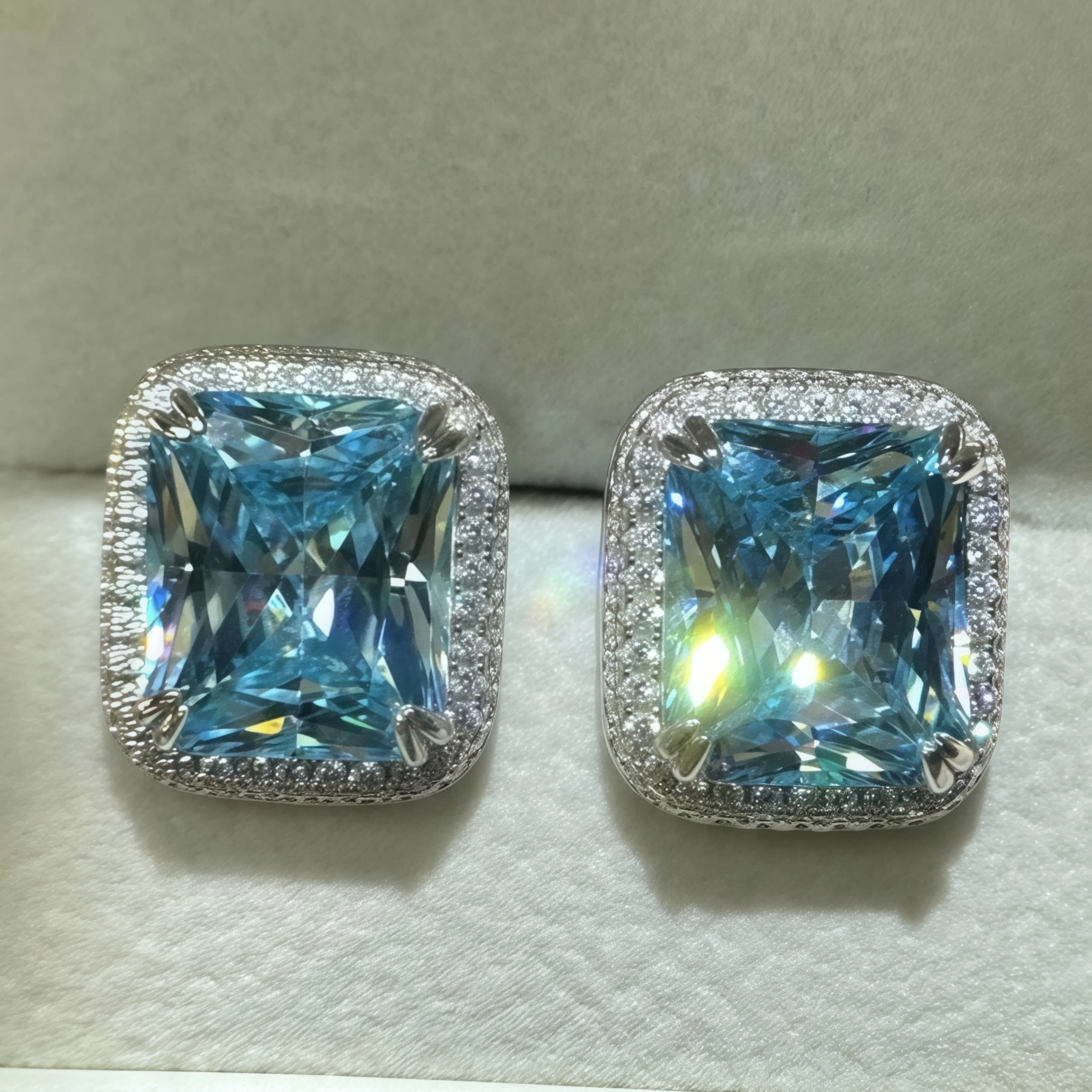 

Veeie Veein Brand Newest Hot Selling Earrings Silver Real 925 Sterling Silver Fashion High Carbon Diamond Earrings Jewelry