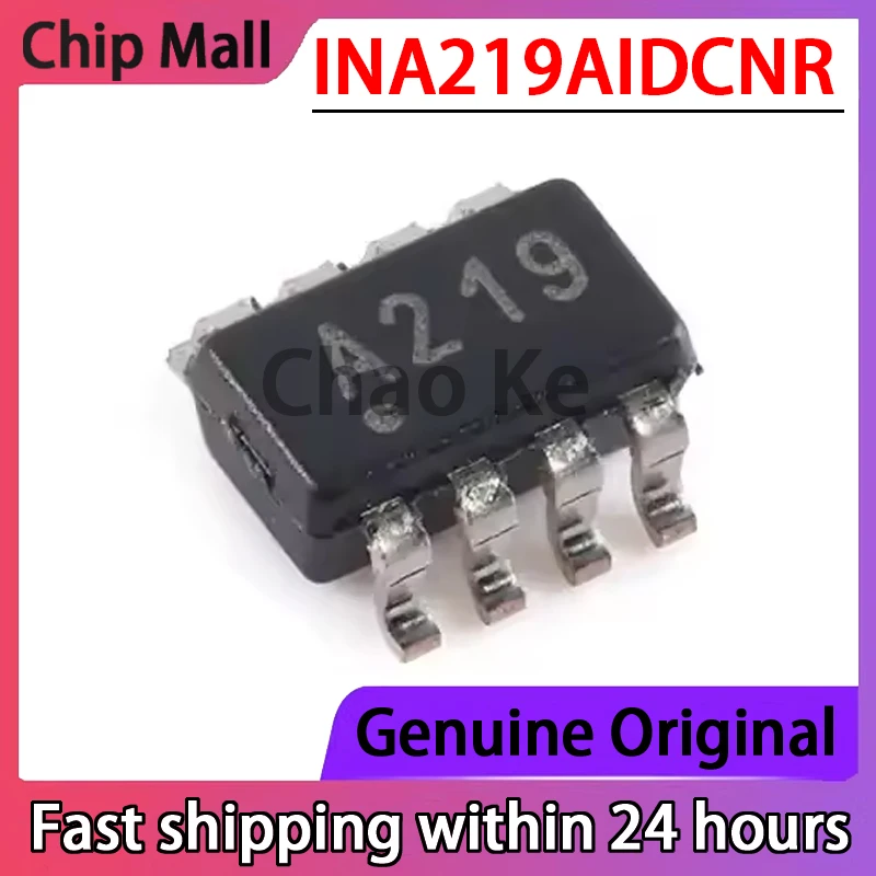 2PCS NEW Original INA219AIDCNR Screen Printed A219 SOT-23-8 Power Monitor Chip in Stock