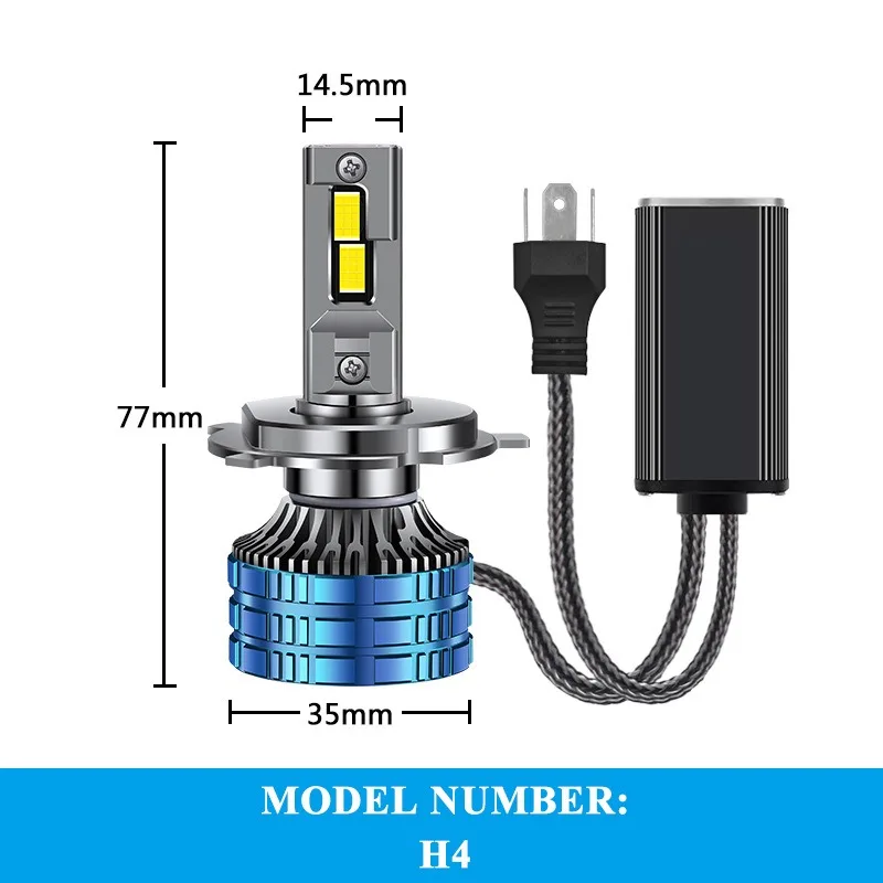

LED Headlight Bulbs 12V 150W 6000K 15000Lm H1 H3 H7 H8 H9 H11 HB3 HB4 HIR2 H4 HB2 9005 9006 9012 9003 Dual Copper Tube