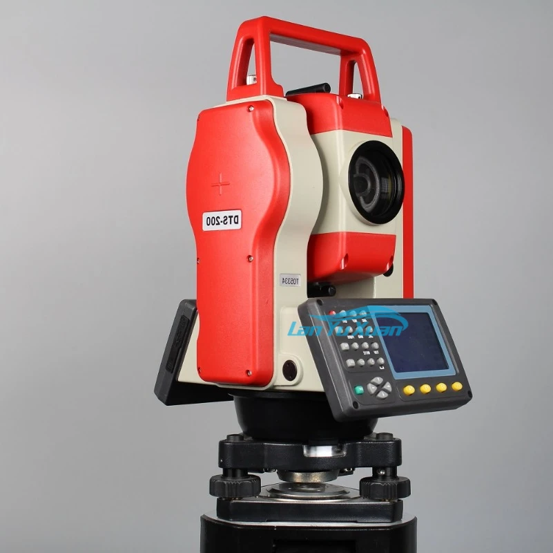 

Heipoe DTS-200R 300m Reflectorless Surveying and mapping instruments Accuracy 2'' Total Station with Laser plummet